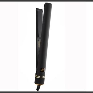 Hot Tools Professional 1Inch  Black Gold Ionic Salon Flat Iron
